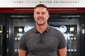 Chris Lucketti wants to see MK Dons fighting at the top of the League Two table next season