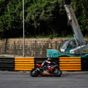 Spanish rider Raul Torras Martinez competes during the 54th Macau Motorcycle Grand Prix 