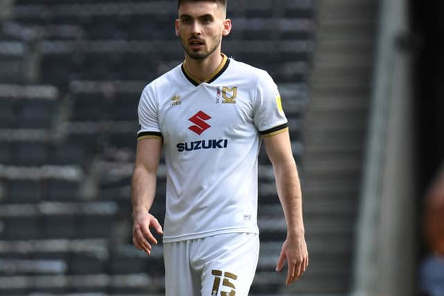 O’Hora during his first season at MK Dons