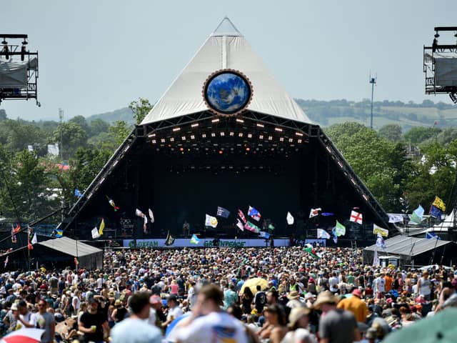 Glastonbury’s iconic Pyramid Stage
