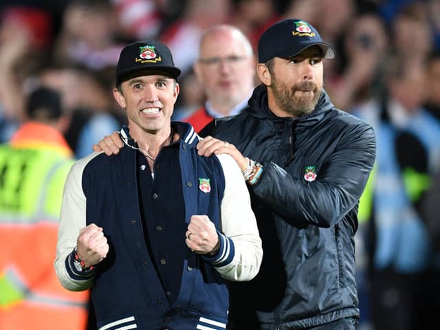 Rob McElhenney and Ryan Reynolds - owners of Wrexham