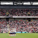 England Lionesses played their final warm-up game before the World Cup at Stadium MK