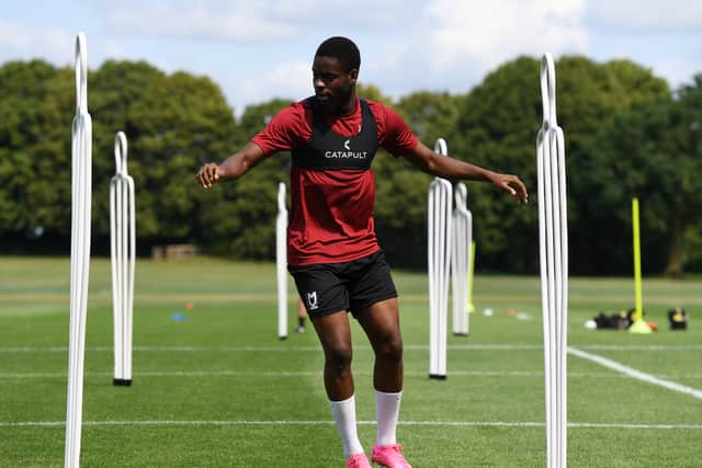 Jonathan Leko said the first week of pre-season training under Graham Alexander has been a difficult one