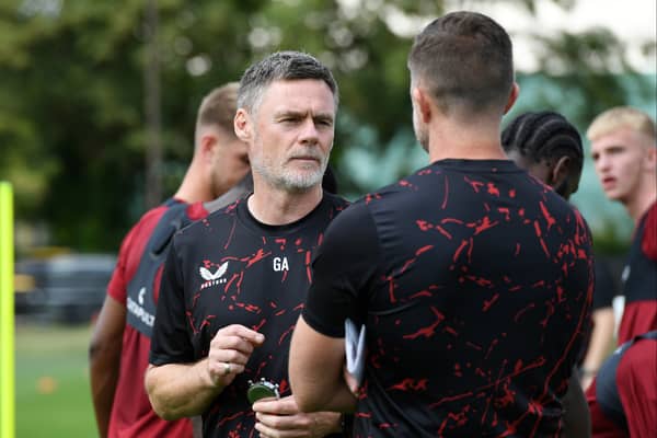 Graham Alexander’s side will head to Germany next week to continue their pre-season preparations. Pic: Jane Russell