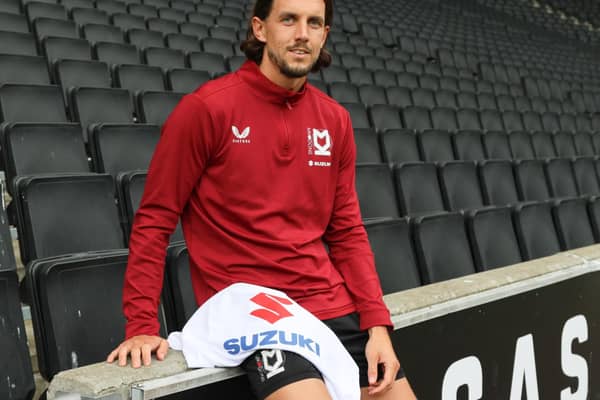 MJ Williams has signed for MK Dons from Bolton Wanderers, becoming the club’s fifth signing of the summer. Pic: MK Dons