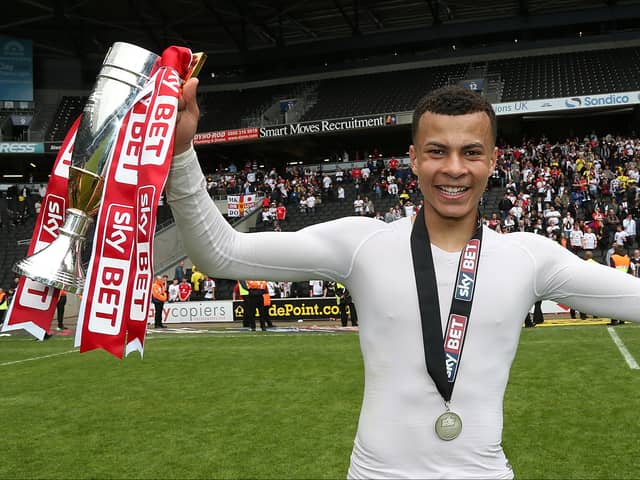 Dele was a driving force in helping MK Dons get promoted to the Championship in 2015