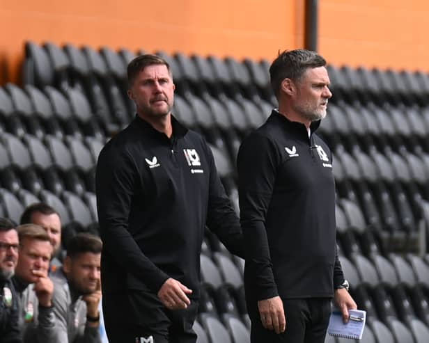 MK Dons’ assistant manager Chris Lucketti said the conditions at Barnet made life difficult at The Hive