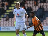 Striker Max Dean hopes he can step up and make more of an impact for MK Dons next season. Pic: Jane Russell