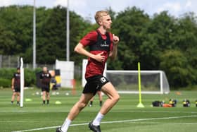 Charlie Waller has enjoyed his first pre-season campaign with the MK Dons first team. Pic: Jane Russell