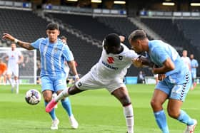 MK Dons took on Championship side Coventry City on Tuesday night and will take on League One opposition in the form of Northampton Town on Saturday. Pic: Jane Russell