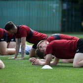 MK Dons have been put through their paces in pre-season training this summer. Pic: Jane Russell