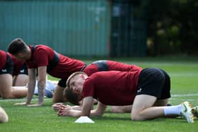 MK Dons have been put through their paces in pre-season training this summer. Pic: Jane Russell