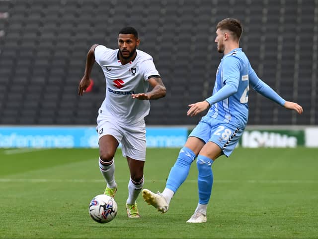 Zak Jules has left MK Dons after two-and-a-half years. Pic: Jane Russell