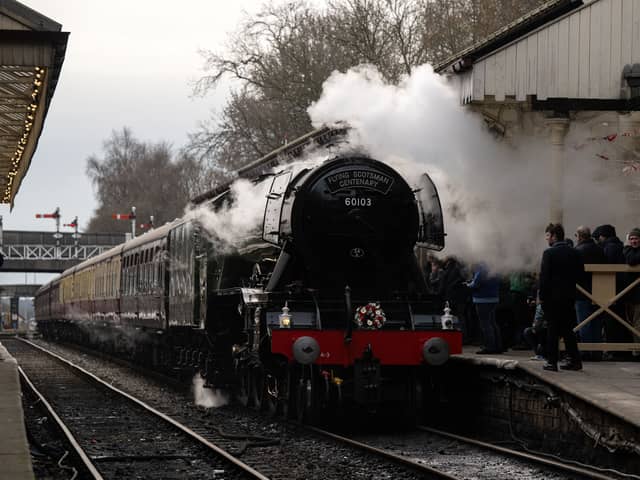 The Flying Scotsman is undergoing repair work which has seen this weekends trip cancelled