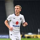 MK Dons midfielder Matt Smith looks set to join St Johnstone. Pic: Jane Russell