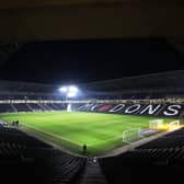 Stadium MK might be one of the biggest grounds in League Two, but it will not win them any points this season according to Graham Alexander. Pic: Getty