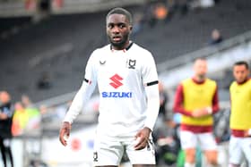 Brooklyn Ilunga bounced back from his early substitution against Northampton Town a couple of weeks ago with an excellent show against Wycombe. Pic: Jane Russell