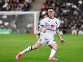 Ash Hunter made his full debut for the club on Tuesday night in the Carabao Cup against Wycombe Wanderers. Pic: Jane Russell