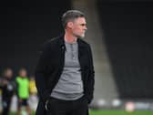 Graham Alexander had a few bones to pick out of his side’s Carabao Cup exit on Tuesday night to Wycombe Wanderers. Pic: Jane Russell