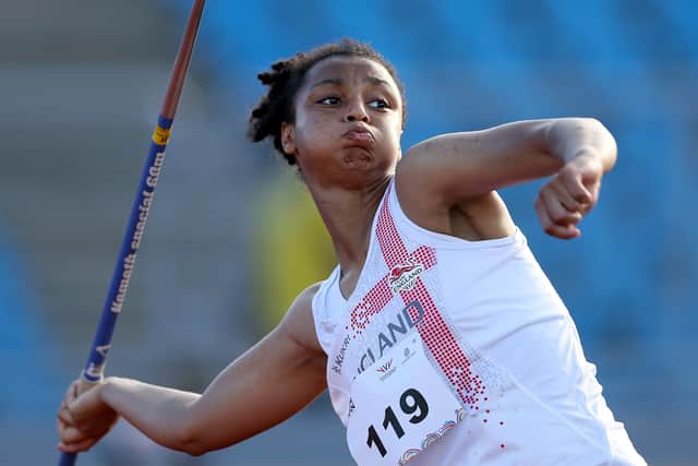 Milton Keynes’ Ayesha threw almost a metre further than her competition in the competition. Pic: Getty