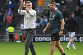 Graham Alexander and Chris Lucketti. Pic: Jane Russell