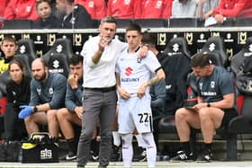 Graham Alexander has only used 15 players in his opening three games as MK Dons head coach. Pic: Jane Russell