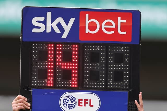 The number of minutes added on in games has increased dramatically this season. Pic: Getty
