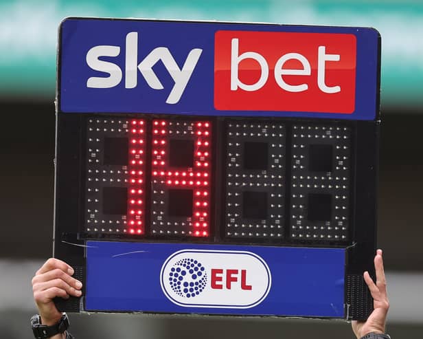 The number of minutes added on in games has increased dramatically this season. Pic: Getty