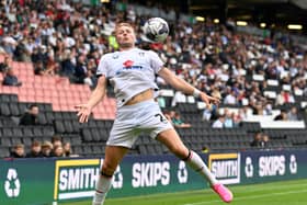 Cameron Norman in action for MK Dons. Pic: Jane Russell