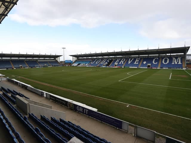 The JobServe Community Stadium - home of Colchester United