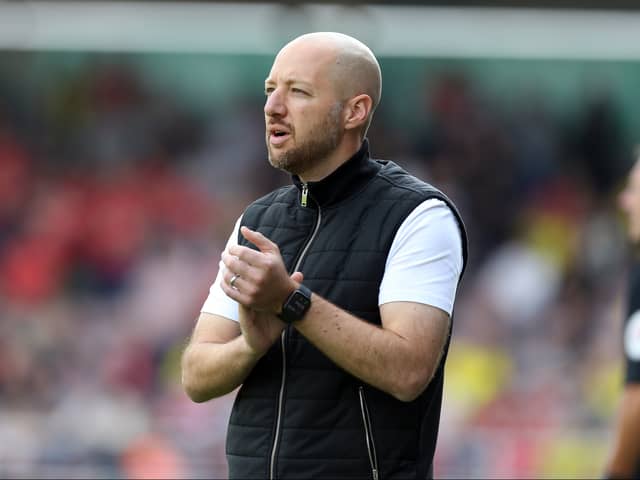Colchester United boss Ben Garner