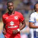 Striker Mo Eisa has four goals in four league games for MK Dons - a new club record. Pic: MK Dons