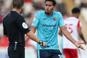 Exeter City striker Sam Nombe has been attracting attention. Pic: Getty