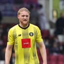 Harrogate Town striker Luke Armstrong has been attracting interest from fellow League Two sides, including MK Dons. Pic: Getty