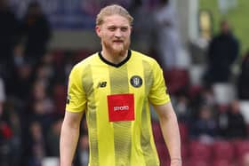 Harrogate Town striker Luke Armstrong has been attracting interest from fellow League Two sides, including MK Dons. Pic: Getty