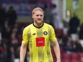 Harrogate Town striker Luke Armstrong has been attracting interest from fellow League Two sides, including MK Dons. Pic: Getty