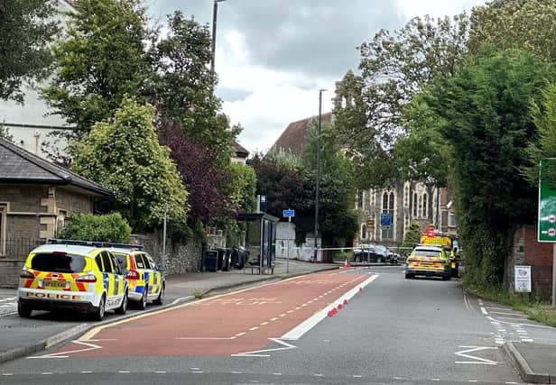 A man in his late teens has been arrested on suspicion of driving while under the influence of alcohol and dangerous driving.
