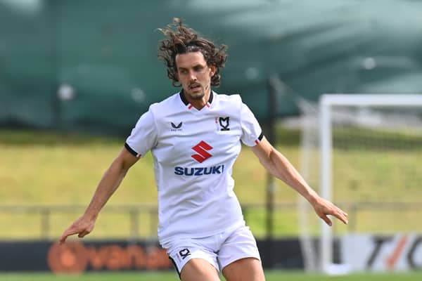 MJ Williams returned to action for MK Dons on Saturday against Doncaster Rovers