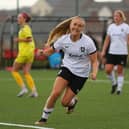 New signing Lily  Dolling opened her MK Dons account against Selsey. Pic: CTF Photography 