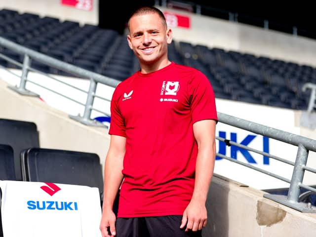 Jack Payne has joined MK Dons on loan from Charlton Athletic. Pic: MK Dons