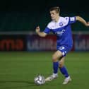 Joe Tomlinson in action for Eastleigh