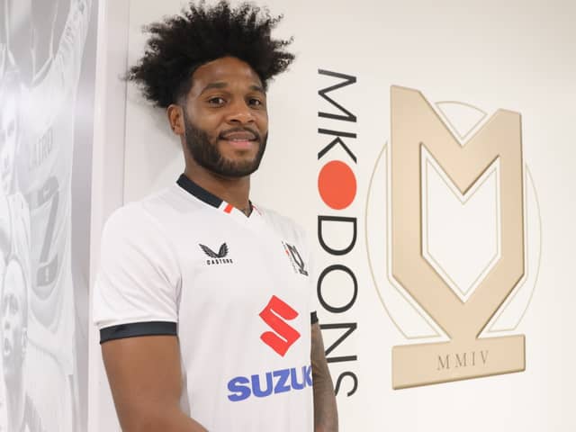 Ellis Harrison was a late signing for MK Dons on transfer deadline day