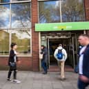  People walk near the Jobcentre in Westminster.