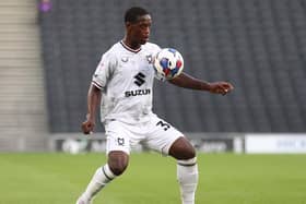 Edward “Junior” Gyamfi has joined Watford’s academy. Pic: MK Dons