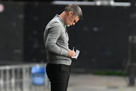 Graham Alexander said he must take some responsibility for Dons’ defeat to Stockport County last week after changing his training plans.