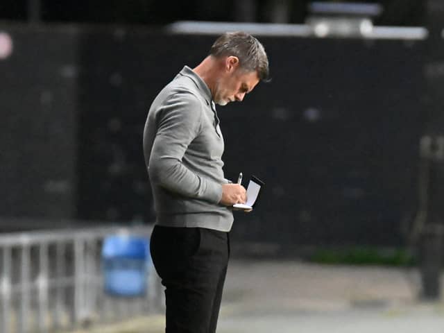 Graham Alexander said he must take some responsibility for Dons’ defeat to Stockport County last week after changing his training plans.