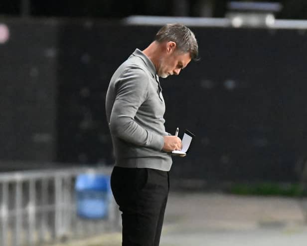 Graham Alexander said he must take some responsibility for Dons’ defeat to Stockport County last week after changing his training plans.
