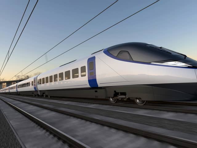 According to a leaked photograp, the government is said to be possibly planning on scrapping the Birmingham to Manchester HS2 phase in order to cut down on costs. (Credit: PA)