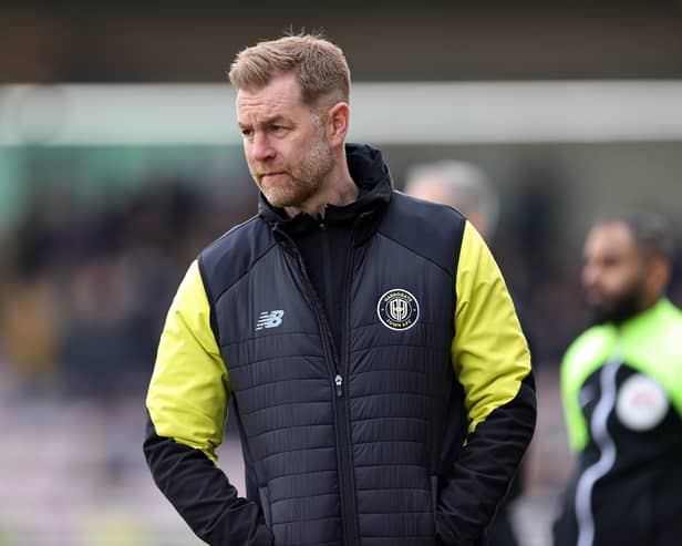 Harrogate Town boss Simon Weaver