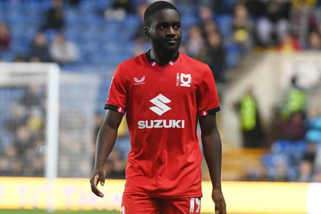 Ilunga impressed Alexander in the recent EFL Trophy win over Oxford United. Pic: Jane Russell
